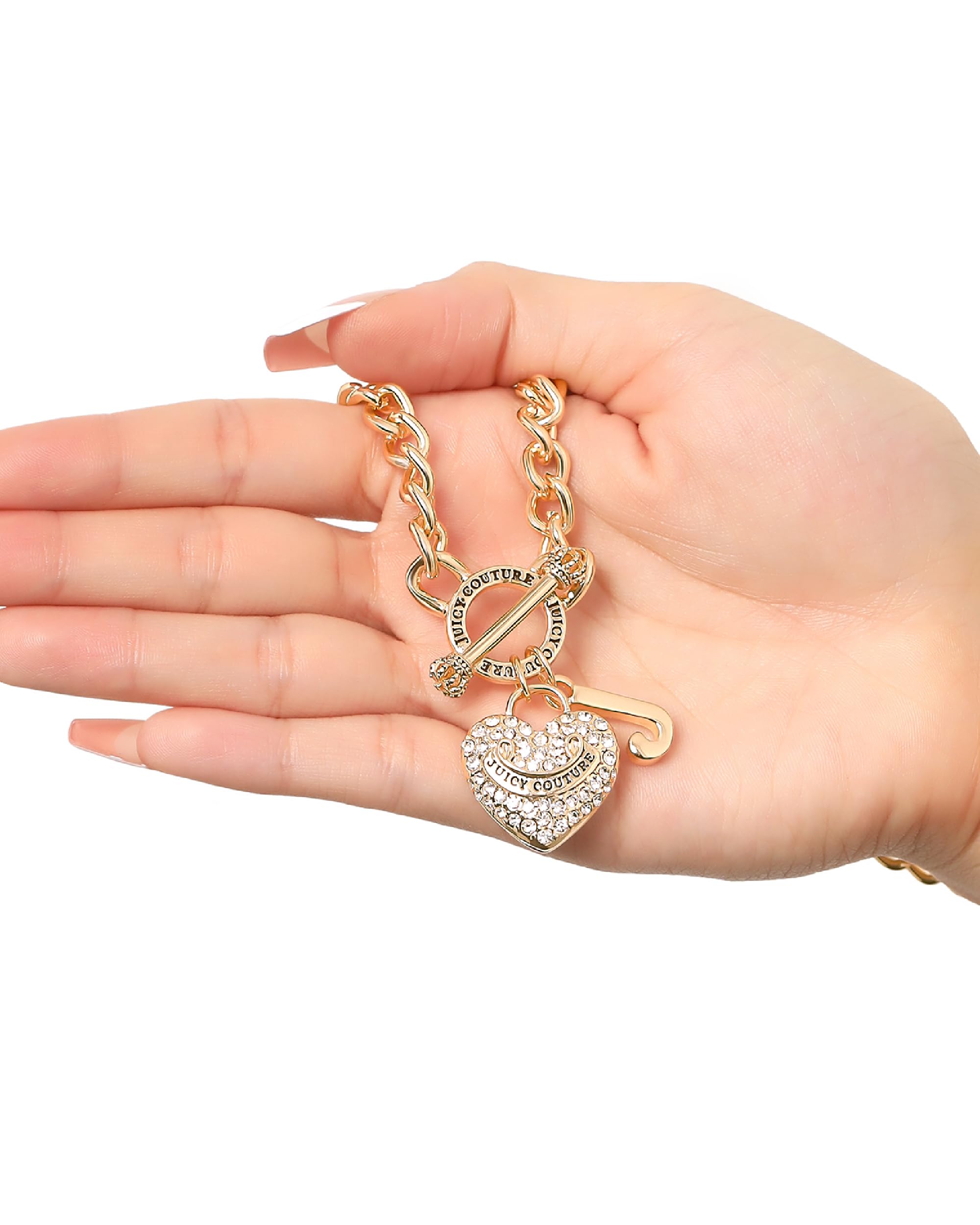 Juicy Couture Necklace Gold Tone 18