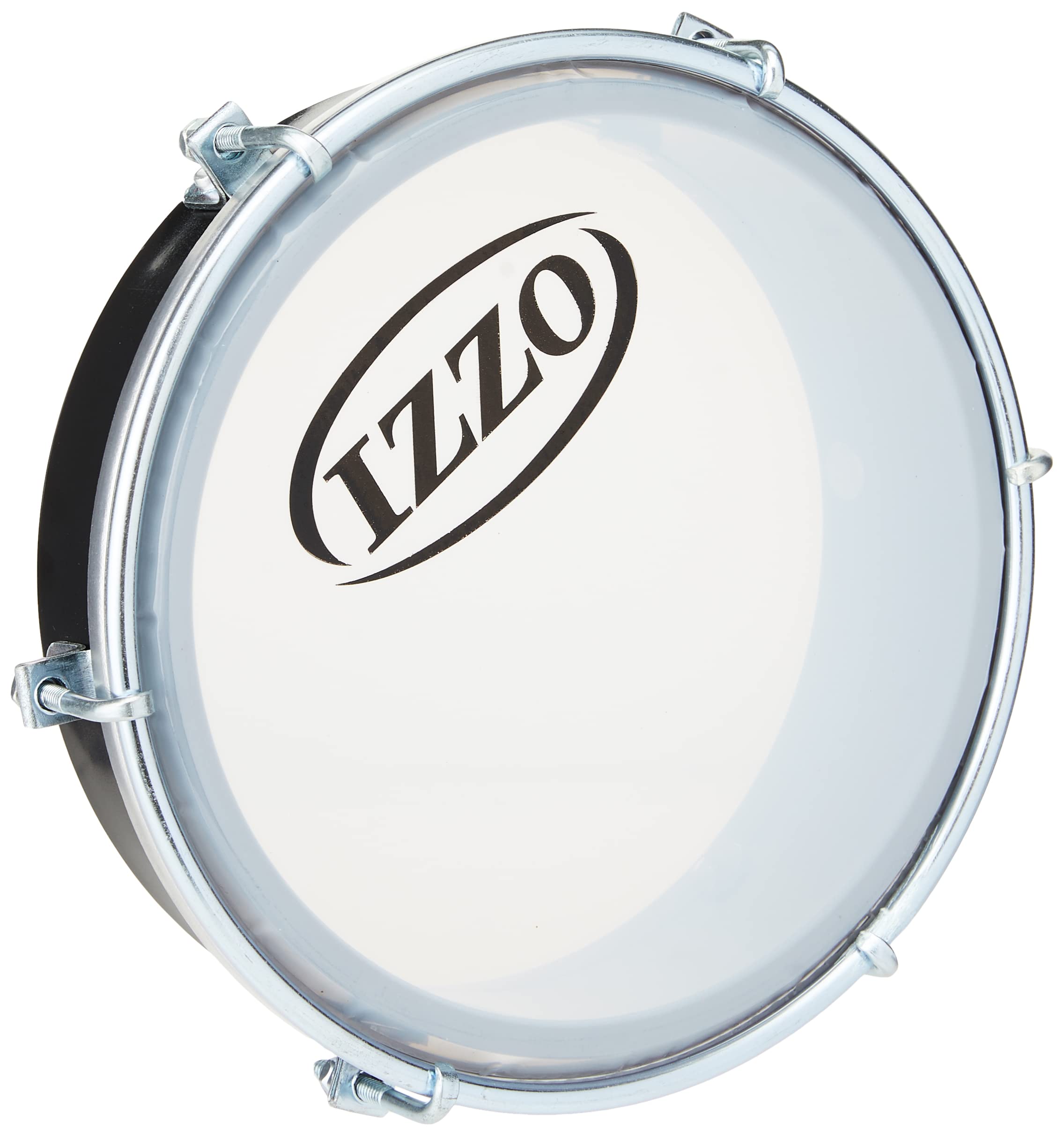 Izzo 6553 6-Inch ABS Tamborim - Black