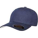 Flexfit New V Cotton Twill Fitted Hat 5001 Navy