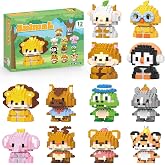 APENGBAOL 12 Pack Animals Building Block Sets,Micro Mini Animals Party Favors for Kids, Birthday Gift for Boy Girl(1,691 Pieces)