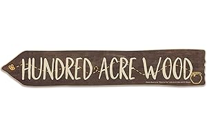 OPEN ROAD BRANDS Disney Winnie the Pooh Hundred Acre Wood Arrow Wall Decor - Cute Winnie the Pooh Decoration