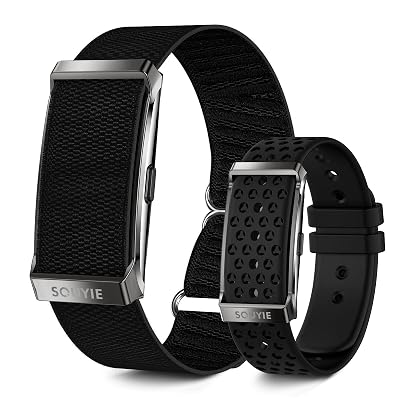 Smart Bracelet for Men Women, Health Activity Fitness Trackers, 24H Sleep Tracker, 24/7 Continuous Heart Rate/Blood Pressure/HRV/Stress Monitor, 170+ Sports Modes Smart Wristband with Free APP 2 Bands