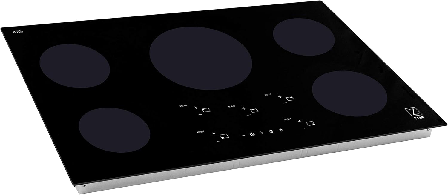 5 burner induction hob new style