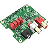 InnoMaker HiFi DAC HAT for Raspberry Pi 5/4/3B+/Zero | PCM5122 384kHz/32bit DAC Audio Card Expansion Board | Dual Oscillators