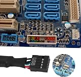 OUZHOU USB 2.0 9Pin Splitter Cable, 2x 9-Pin Male Extension for Motherboard view 7