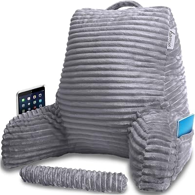 Homie Premium Reading Bed Rest Pillow with Wrist Support and Neck Roll