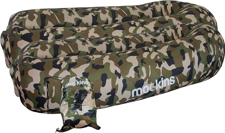 Amazon Com Mockins 2 Pack Camo Inflatable Lounger Air Sofa
