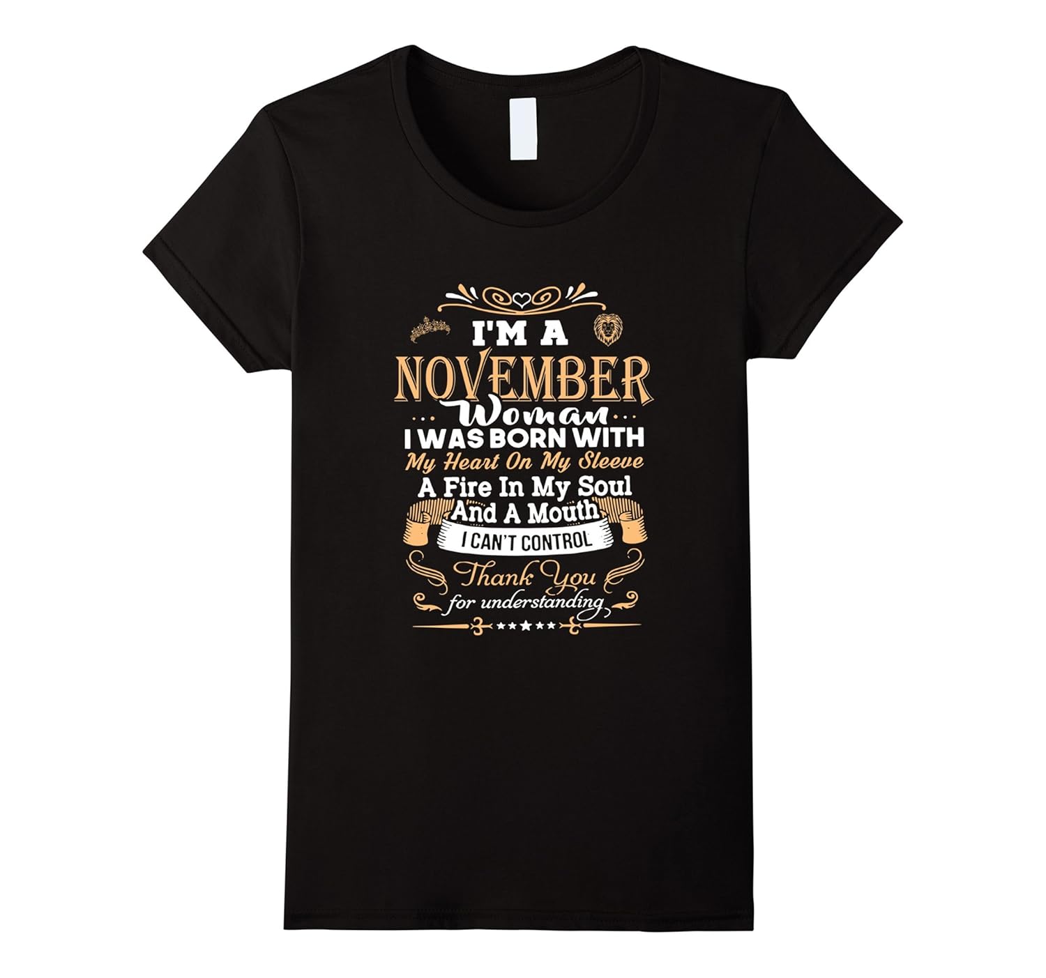 Womens Queens Are Born In November T-Shirt-Rose