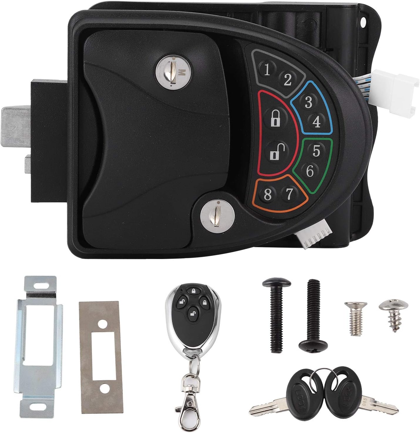 Caravan Lock, Remote Keyless Entry Lock Latch Easy To Install RV