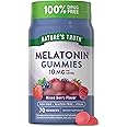 Nature's Truth Melatonin 10mg Gummies | 70 Count | Berry Flavor | Vegan, Non-GMO, and Gluten Free Supplement
