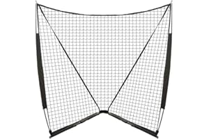 Luwint Portable Lacrosse Goal for Training or Kids Practice, 6 x 6ft Lightweight Bow Frame, Easily Set Up, Use and Carry