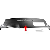 DashSkin Dash Cover Compatible with 2007-2014 Chevy Tahoe Suburban Avalanche &amp; GMC Yukon &amp; Yukon XL with Dash Speaker in Black - Hard Molded Plastic Dashboard Cap