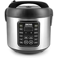 Aroma Housewares ARC-5200SB 2O2O Model Rice & Grain Cooker, Sauté, Slow Cook, Steam, Stew, Oatmeal, Risotto, Soup, 20 Cup 10