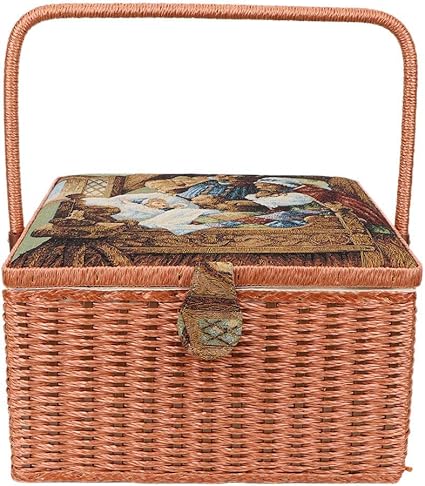 Cesta de almacenamiento para costura, extra grande, caja de