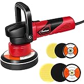 AVID POWER Buffer Polisher, 5-inch/6-inch Dual Action/DA Polisher for Car Detailing, Random Orbital Car Buffer Polisher Waxer Kit with 6 Variable Speed, 4Pcs 5-inch & 6-inch Polishing Pads