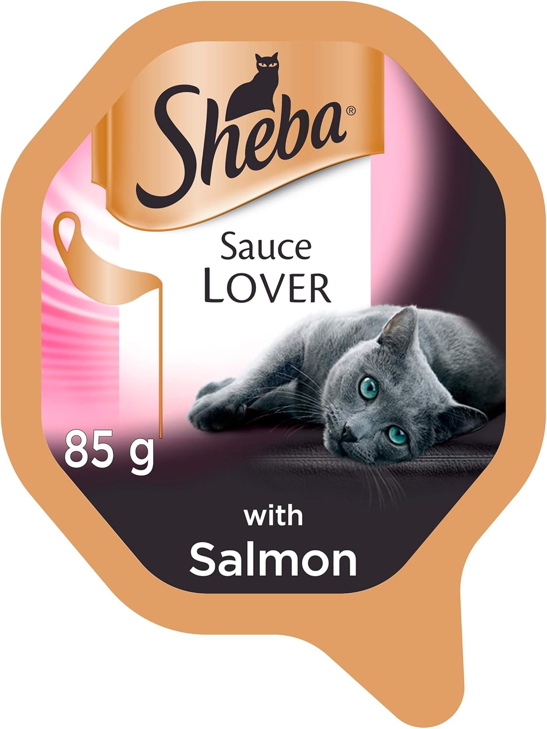 Sheba Sauce Lover, Wet Cat Food Trays, with Salmon in Sauce, 22 x 85 g Amazon.co.uk Prime Pantry