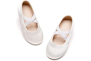 Kolan Toddler Little Girls Mary Jane Ballet Flat Dress Shoes