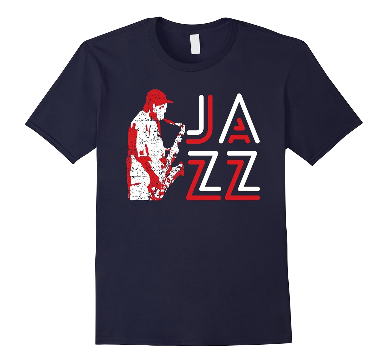 Jazz Saxophone Musician T-shirt-ANZ