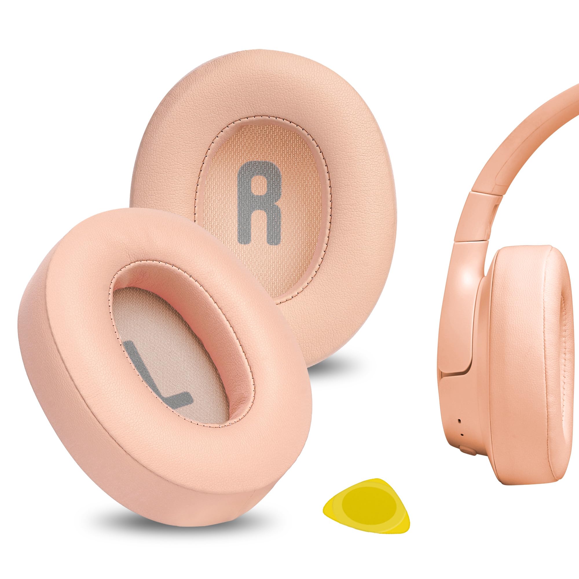 Geekria Replacement Ear Pads Compatible with JBL Tune720BT/ Tune750BTNC/ Tune710BT/ Tune700BT/ Tune760NC/ Tune770NC Wireless Headphones Ear Cushions, Repair Parts (Blush Pink) — image 1