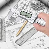 Proster 150mm Digital Vernier Caliper Kit with Feeler Gauge and Case view 6
