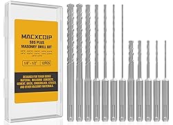 12PCS SDS Plus Rotary Hammer Drill Bits