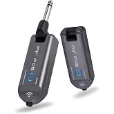 MOOER Air P05 Instruments Wireless System with 1/4" Plug for Cable-Free Instruments Guitar Bass Practice Wireless Solution