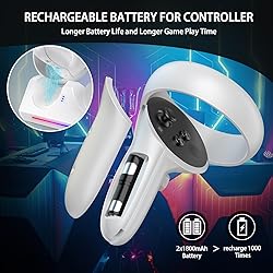 WIOR Charging Dock Compatible with Oculus Quest 2