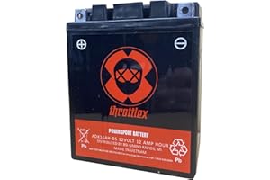 THROTTLEX ADX14AH-BS - AGM Replacement Power Sport Battery