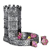 KSNDie Castle DND Dice Tower, Wall Carving Dice