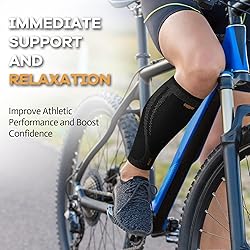 Copper Calf Compression Sleeves for Men and