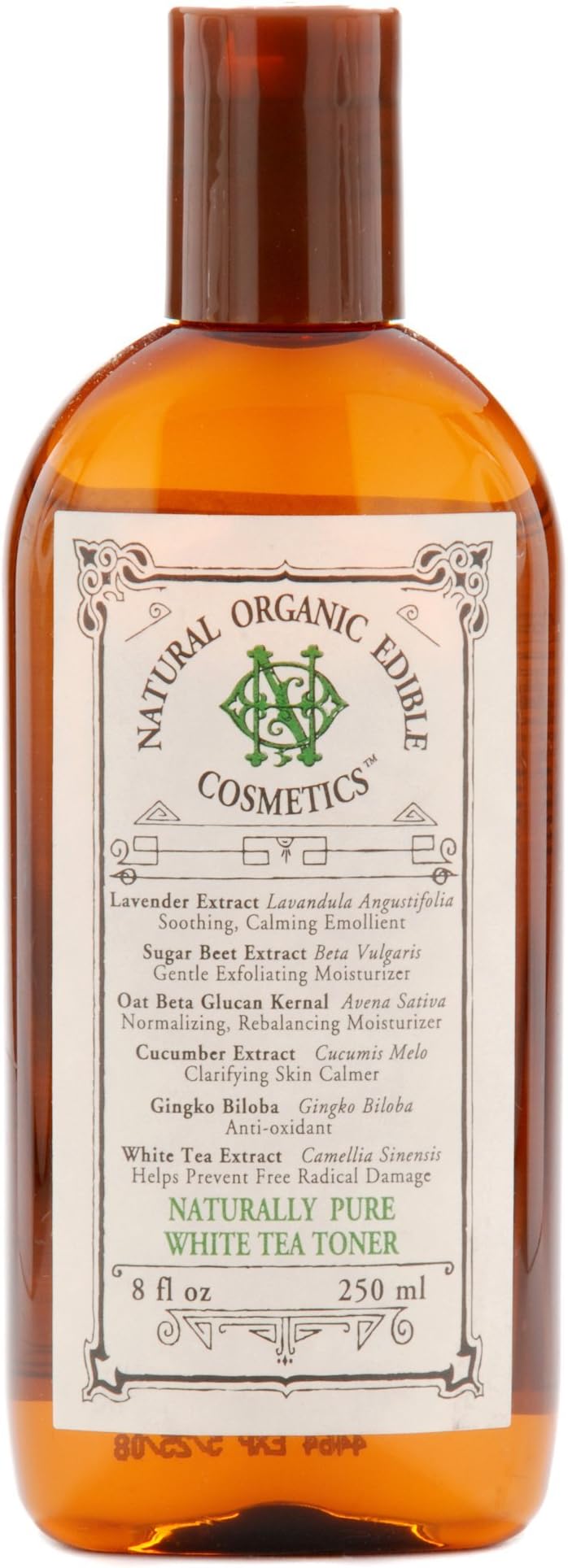 NOe Cosmetics Natural Organic Edible Cosmetics Naturally Pure White Tea Toner