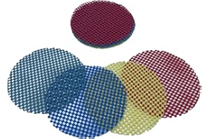 8 Pack Multi-Purpose Bottle and Jar Opener Grip Pads - 5.5” Round Non-Slip Kitchen Gripper for Lids, Cans and Medicine Bottles - 2-in-1 Coaster and Opener - by Bigleef