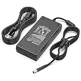 Hflrzz 180W Dell Docking Station Charger for WD19 WD15 D6000 TB15 | 7.4x5.0mm Tip, 19.5V 9.23A 180W, 100-240V, for WD19TB WD22TB4 K17A001, Replaces DA180PM111