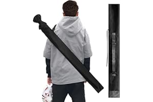 Philbinden Sword Bag 50" Black Sword Case Sword Cover with Adjustable Straps Katana Sheath for Cosplay Costume and Party,Large Size Sword Bag Carrying Case for Japanese Sword Swords Storage Bag