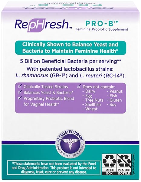 REPHRESH PRO-B PROBIOTIC SUPPLEMENT FOR WOMEN, 30 ORAL CAPSULES