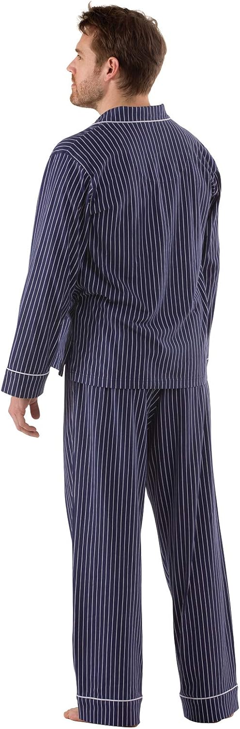 PajamaGram Classic Mens Pajamas Cotton - Men Pajamas Set at  Men’s Clothing store