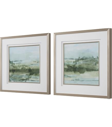 Amazon.com: Uttermost 32282 Seabreeze - Abstract Framed Canvas