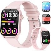Smart Watch for Women, 120 Sports Modes Smartwatch with 1.83" HD, Alexa Built-in, Heart Rate/Sleep Monitor, IP67 Waterproof, Bluetooth Call &amp; Music Control Fitness Watch for iPhone/Android (Pink)