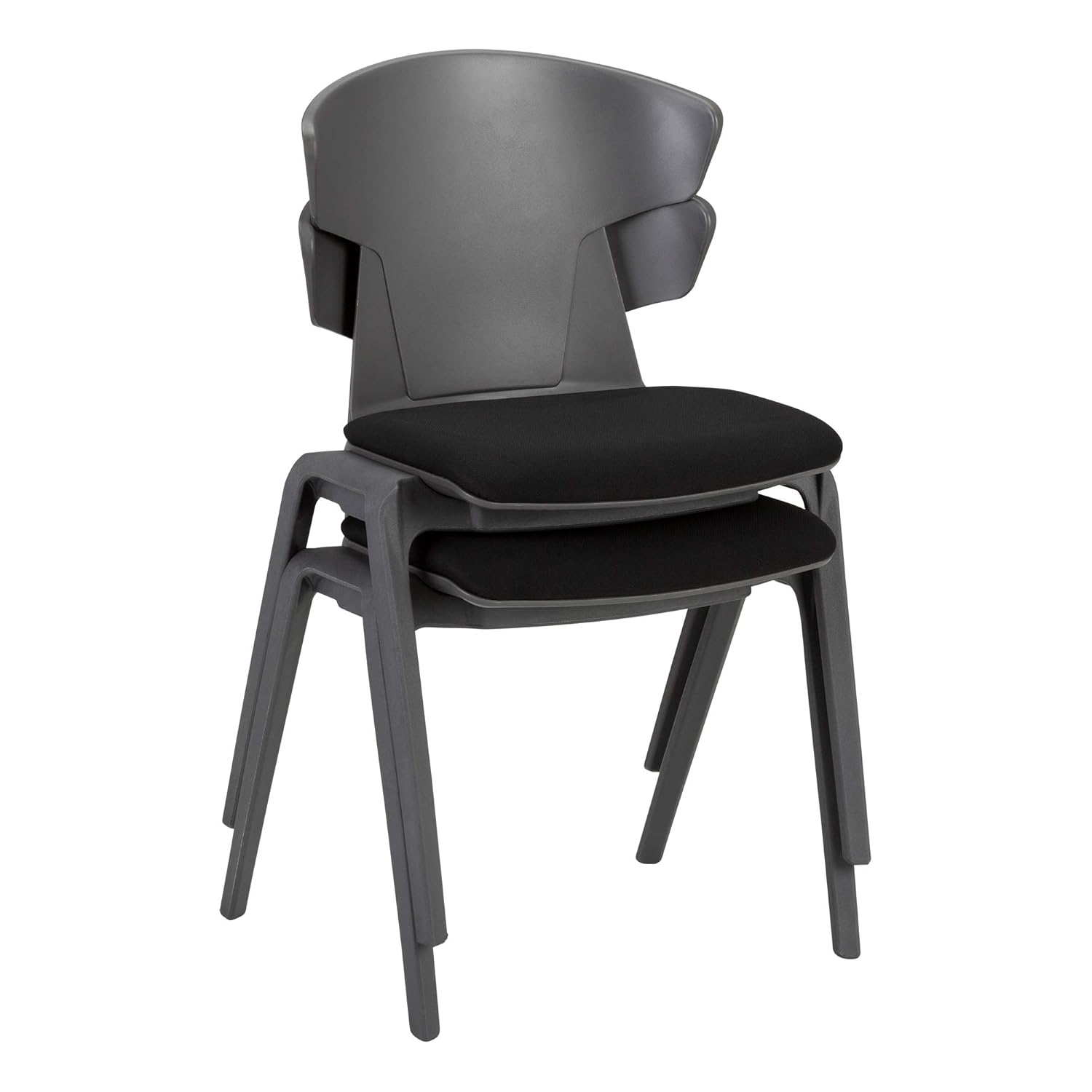 Norwood Commercial Furniture Ganging Fabric Stack Chair Set of 2: Industrial & Scientific