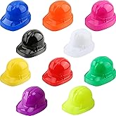 60 Pcs Kids Construction Party Hats Bulk Worker Caps Construction Hard Hats for Child Halloween Dress Up Party Cosplay, 10 Colors