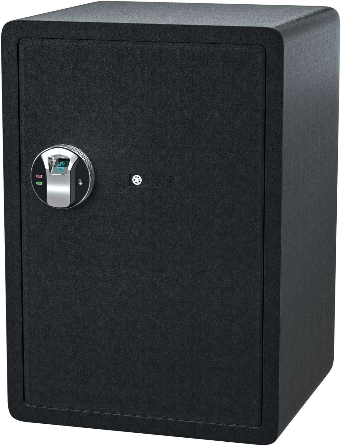 Jolitac Biometric Cabinet Safes for Home, Fingerprint Security Safe Box Fireproof Solid Carbon Steel Locking Safe Case for Gun, Money, Jewelry (2.58 Cubic Feet)