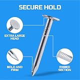 Keple Clout Nails 20mm Pack of 100 Zinc Plated Galvanized Tacks view 2