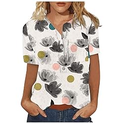Gray Summer Tops for Women 2023 Vacation Spring