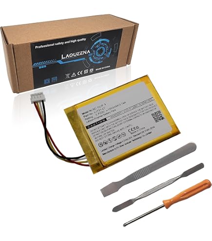 Jbl 1000 TECHTEK Batteries 1000mAh Compatible Avec [JBL] Clip 3, Clip 3AN, 3SAND Remplace L0721-LF FBA 3 Jbl Clip