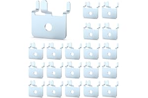 HUHOLE Pegboard Hooks - 20PC - Fits 1/4 and 1/8 Pegboard, Zinc-Plated Heavy Duty Peg Board Hooks for Hanging - Versatile and Stylish Peg Board Hooks, Highly Adaptable, Durable and Built to Last