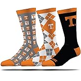 Strideline Mens NCAA Dress Socks- The Executive 3 Pack-One Size Fits Most