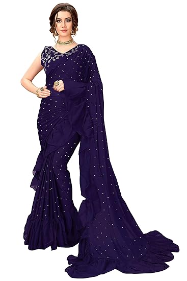 Womens Chiffon Saree