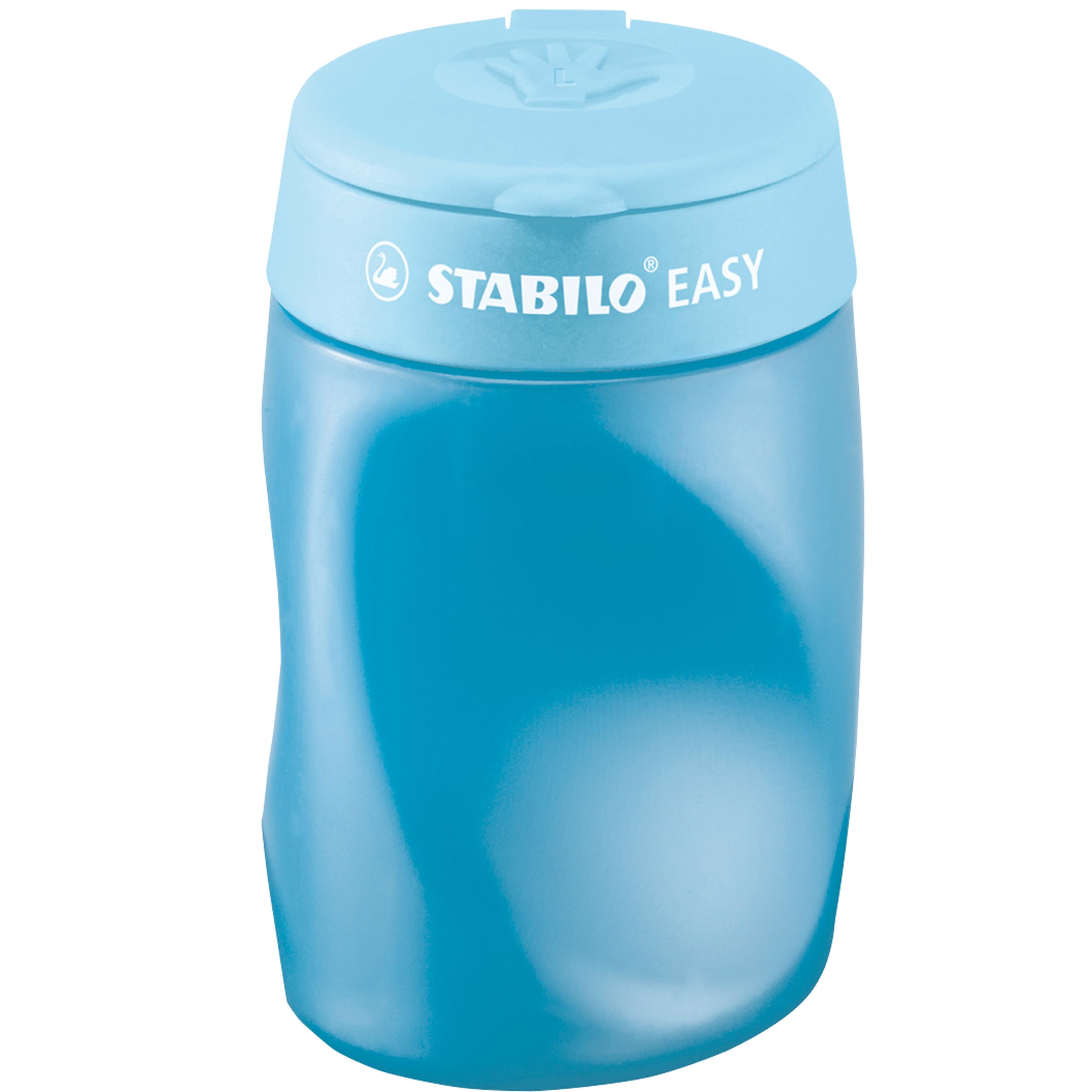 STABILO EASYsharpener - Ergonomic Container Sharpener - Left-Handed - Pack of 1 - Blue