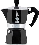 Bialetti Moka Express 3 Cups Black Aluminium Cafetière 3tz 150 ml