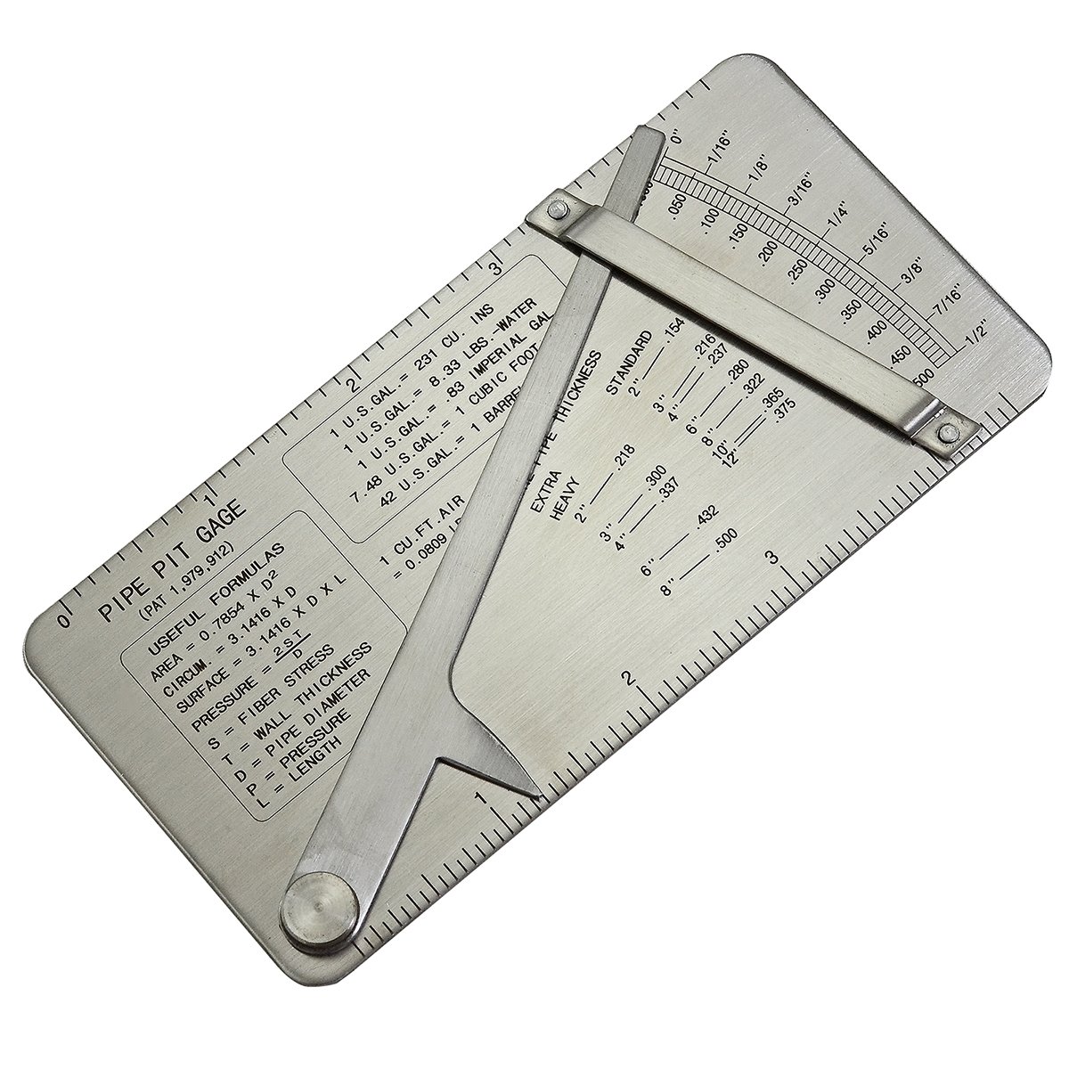 RIVERWELD Pipe Pit Welding Gauge Gage Test Ulnar